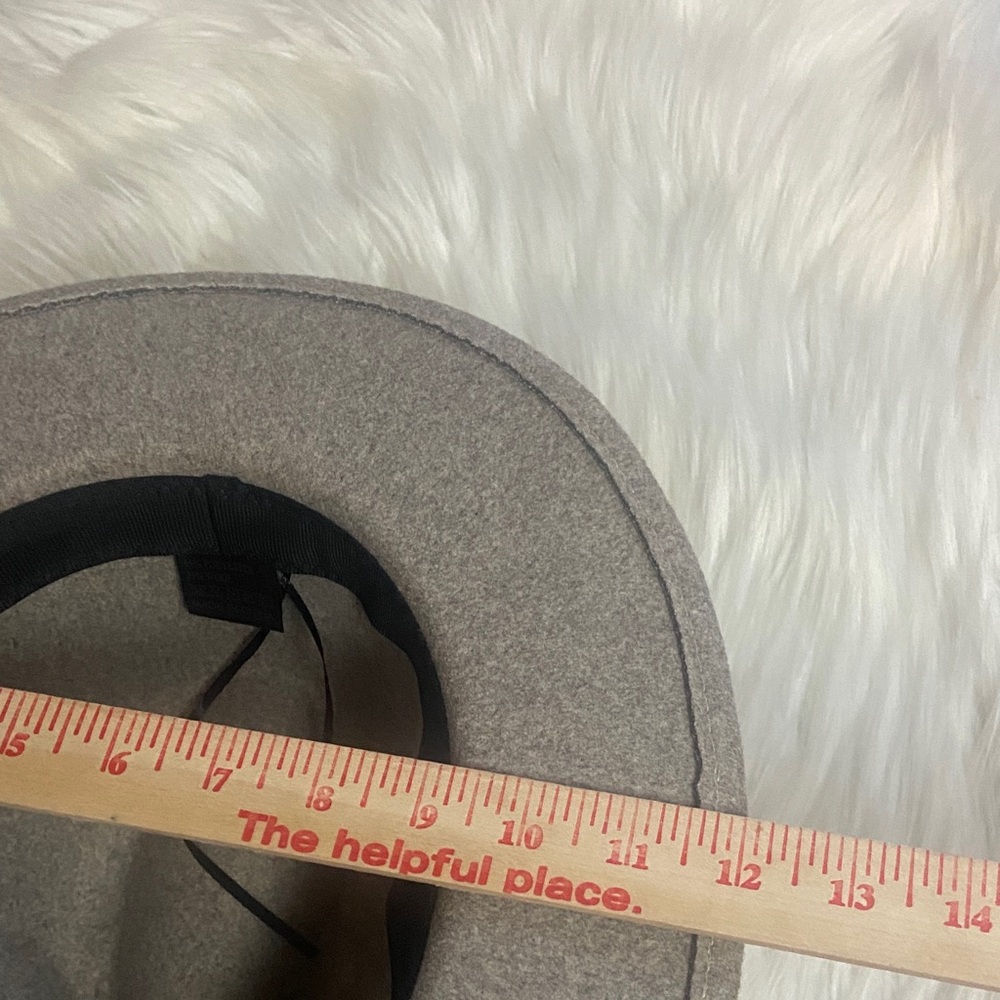 Stylish Gray Fedora Wool Blend Women’s  Hat - Picture 6 of 9